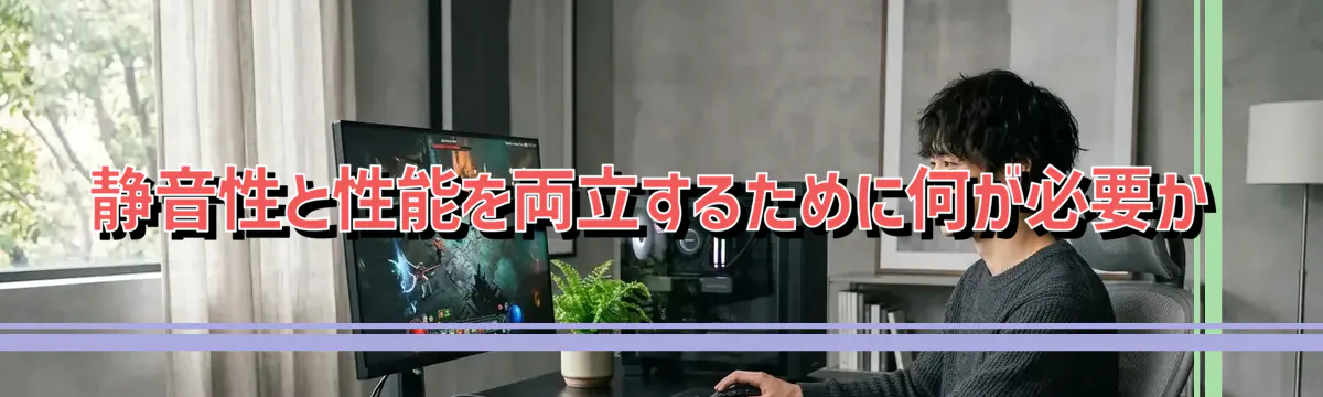 静音性と性能を両立するために何が必要か