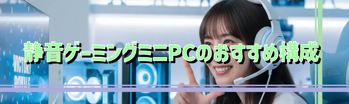 静音ゲーミングミニPCのおすすめ構成