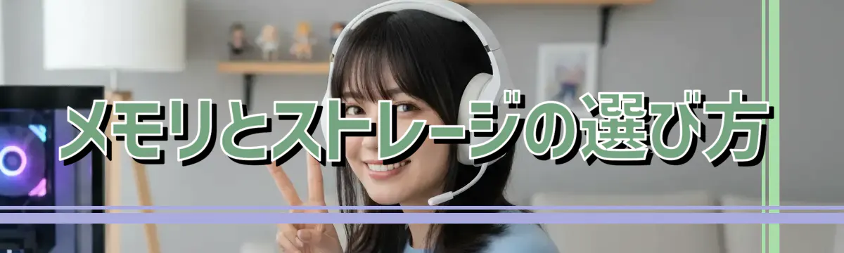 メモリとストレージの選び方