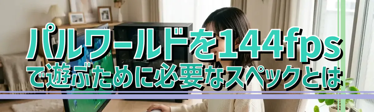パルワールドを144fpsで遊ぶために必要なスペックとは