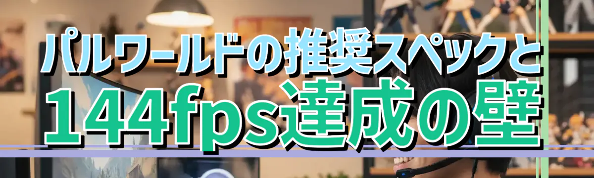パルワールドの推奨スペックと144fps達成の壁